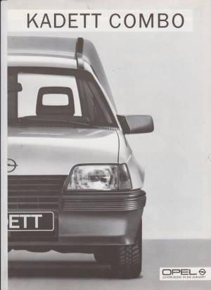 Opel Kadett E Combo Autoprospekt 1985