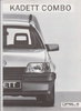 Opel Kadett  E Combo Autoprospekt 1985