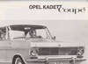 Opel Kadett A Coupe Autoprospekt 1963
