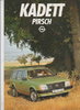 Opel Kadett D Pirsch Autoprospekt  1982