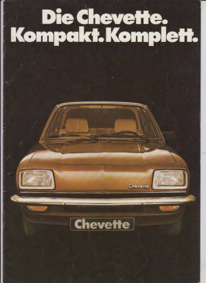 Opel Chevette Autoprospekt 1980