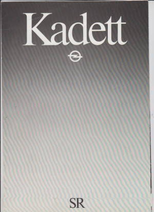 Opel Kadett D SR Autoprospekt 1981