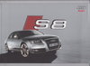Audi S8 Autoprospekt Broschüre August  2008
