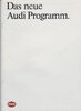 Klasse: Audi Programm Autoprospekt 1985