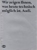 Audi Programm Autoprospekt 1983