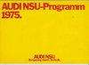 Audi NSU Programm Autoprospekt  1975