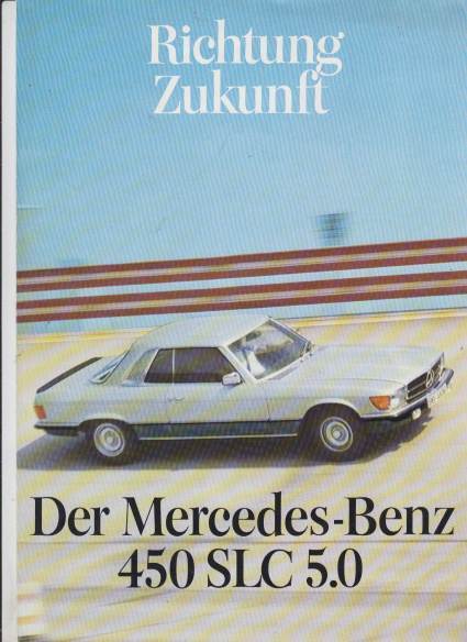 Mercedes 450 SLC 5.0  Autoprospekt 1977
