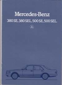 Mercedes S Klasse Autoprospekt  1983