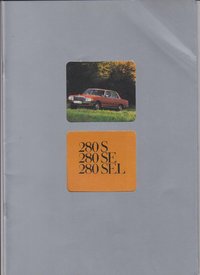 Mercedes  280 S Klasse Autoprospekt 1978