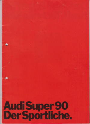 Audi Super 90 Autoprospekt 1970