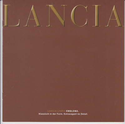 Lancia Lybra  2003 Autoprospekt