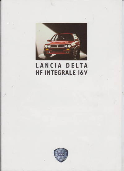 Lancia Delta HF Integrale 16V  Prospekt