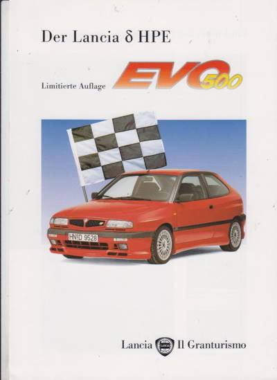 Lancia Delta HPE Evo 500 1996 Prospekt
