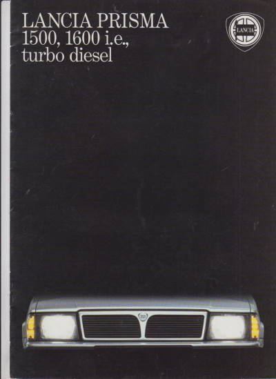 Lancia Prisma Autoprospekt 1986