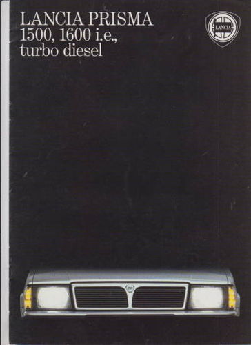Lancia Prisma Autoprospekt 1986