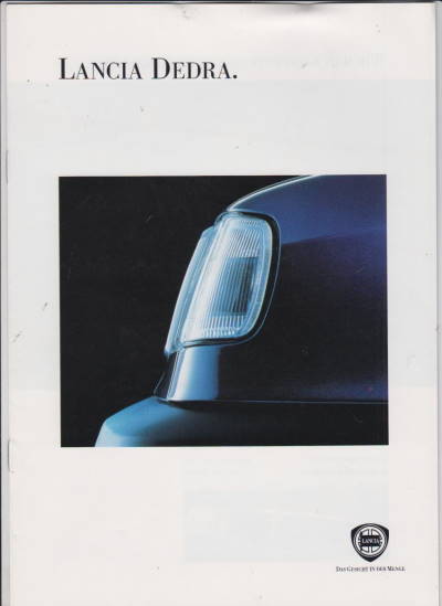 Lancia Dedra Prospekt 1993
