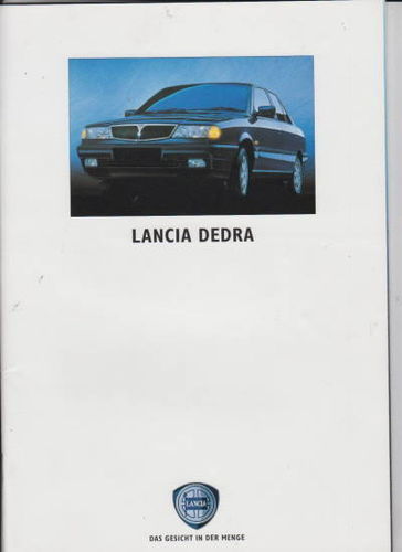 Lancia Dedra 1992  Prospekt