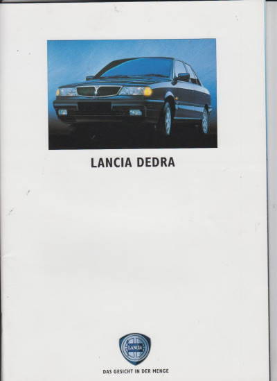 Lancia Dedra 1992 Prospekt