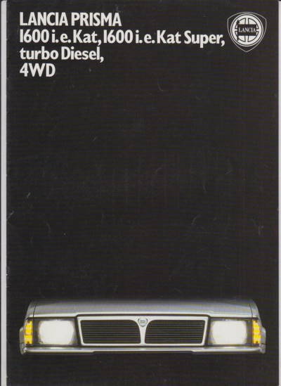 Lancia Prisma Prospekt 1987