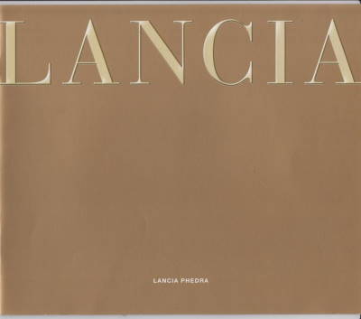 Lancia Phedra Prospekt 2005
