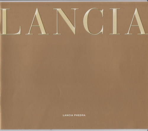 Lancia Phedra Prospekt 2005