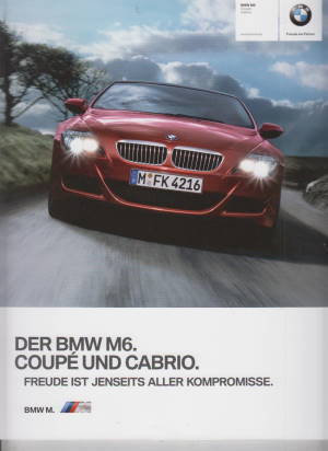 BMW M6 Coupe und Cabrio  Prospekt 2010