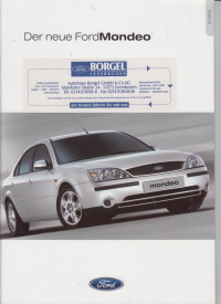 Ford Mondeo Autoprospekt Januar 2001