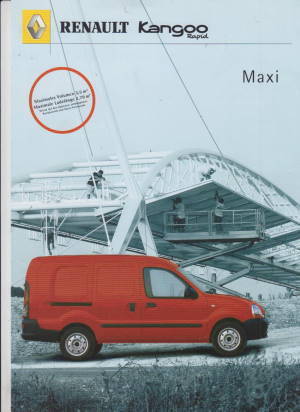 Renault Kangoo Rapid Maxi Autoprospekt