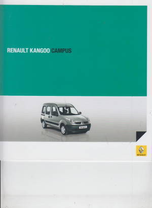Renault  Kangoo Campus Prospekt 2008
