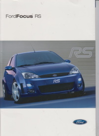 Ford Focus RS Autoprospekt 2002