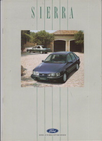 Ford Sierra Prospekt Englisch 1990