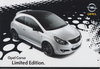 Opel Corsa Limited Edition Prospekt 2008