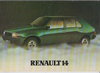 Renault 14 - R 14 Autoprospekt