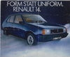 Renault 14 - R 14 Autoprospekt