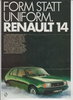 Renault 14 - R 14 Autoprospekt