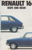Renault 16 alter Autoprospekt
