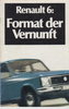 Für Fans - Renault 6  Autoprospekt