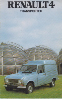 Renault 4 Transporter kultiger  Prospekt