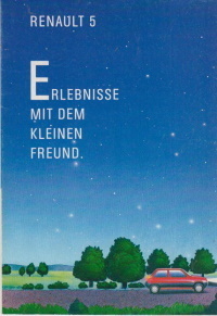Renault 5 Auto-Prospekt für Fans