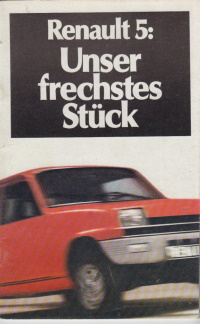 Renault 5 Autoprospekt für den Fan