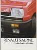 Renault 5 Alpine  Prospekt