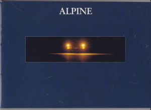Renault Alpine A610 - 2 Autoprospekte