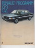 Renault Programm Prospekt 1982