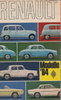 Renault Programm Prospekt 1964