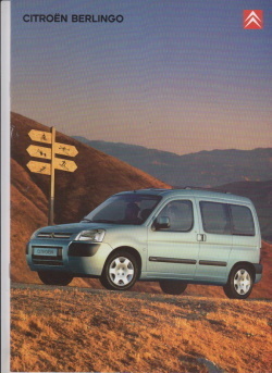 Citroen Berlingo Autoprospekt 2002