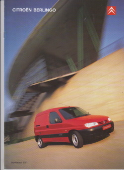 Citroen Berlingo Autoprospekt 2001 -16189