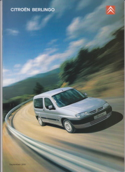 Citroen Berlingo Autoprospekt 2001 -16188