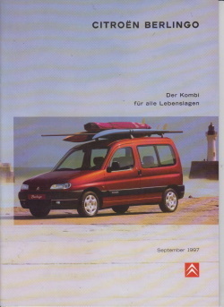 Citroen Berlingo Autoprospekt 1997