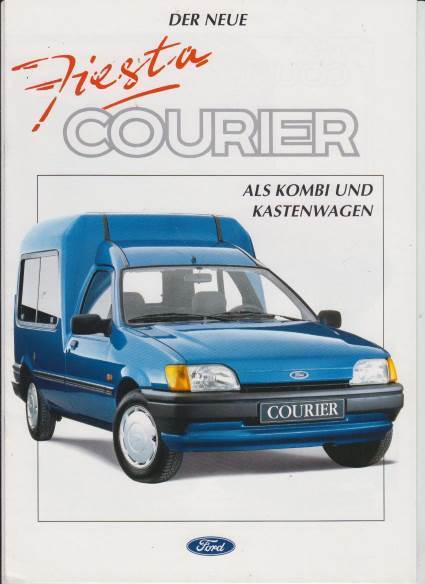 Ford Fiesta Courier Prospekt 1991