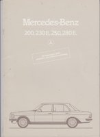 Mercedes W 123  Prospekt 1982